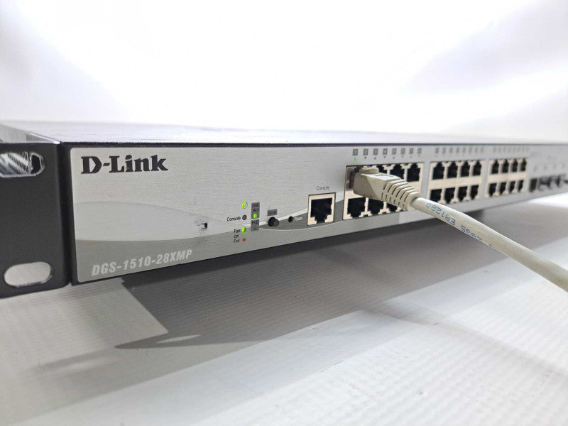 D-Link DGS-1510-28XMP 24-Port Gigabit Stackable PoE Switch 10G SFP UpLink )