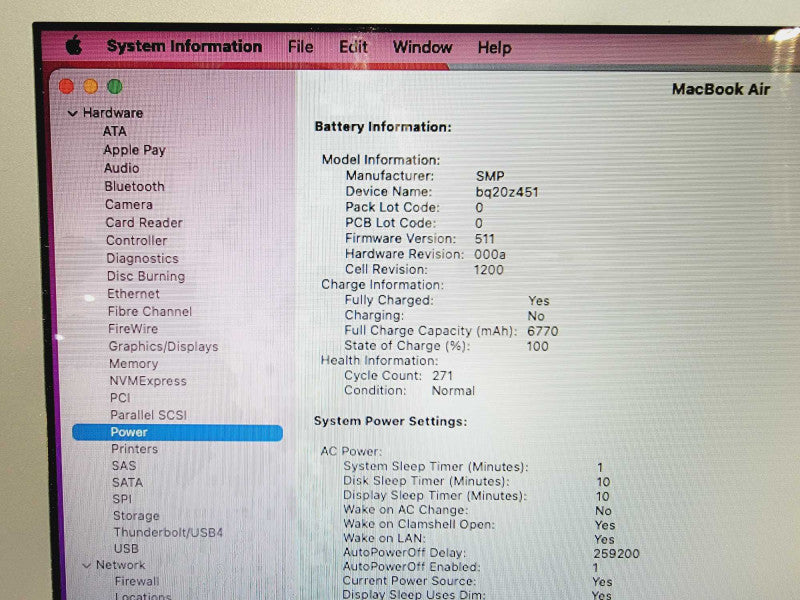 Apple Macbook Air 2015 13\\" Core i7-5650U @ 2.2GHz 8GB DDR3 500GB SSD (