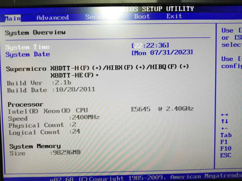 supermicro 827-14 blade chassis - 3x blades - 2x Xeon E5645 - 96gb ram - READ #