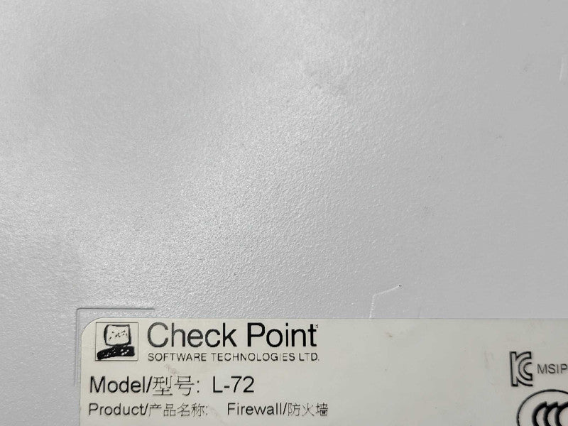 Check Point 770 L-72 Firewall Security Appliance _