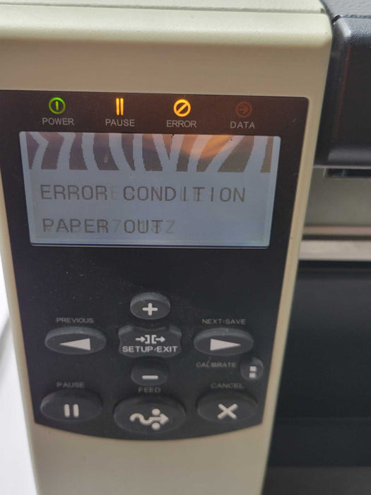Zebra 140Xi4 Thermal Transfer Barcode Label Printer Network/USB/Parallel READ _