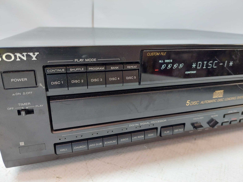 Sony 5 Disc Cd Changer High Density Linear Converter Model: CDP-C725