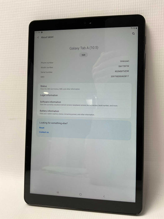Samsung Galaxy Tab A SM-T597W 32GB Factory Unlocked WiFi Cellular 10.5 inch Q-