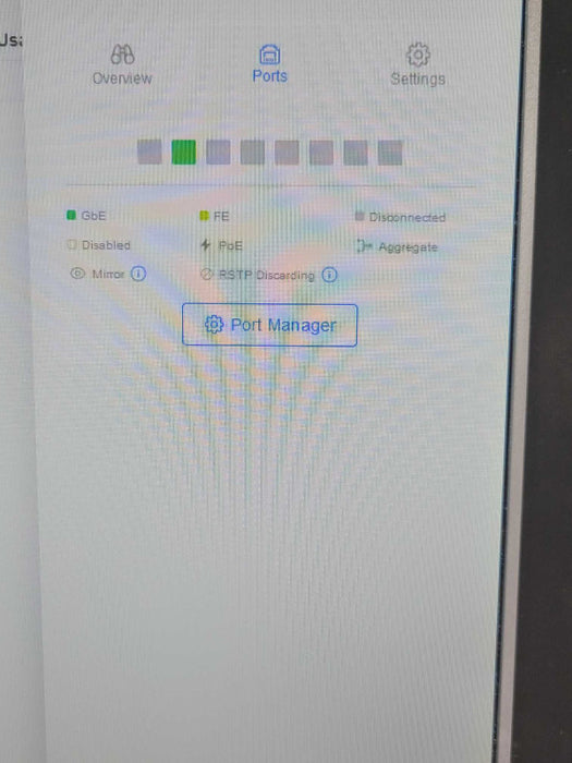Ubiquiti UniFi Switch 8 24W 8-Port Gigabit Switch w/ 1x PoE in and 1x PoE Out _