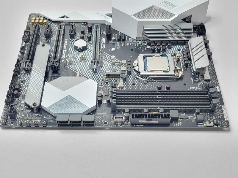 ASUS Prime Z390-A Intel LGA 1151 DDR4 ATX board with Core I3-8100 CPU, READ _