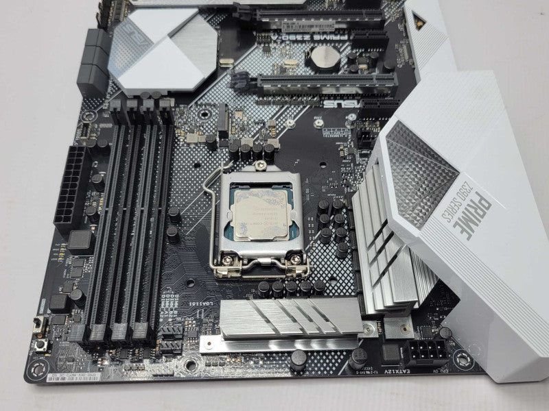 ASUS Prime Z390-A Intel LGA 1151 DDR4 ATX board with Core I3-8100 CPU, READ _