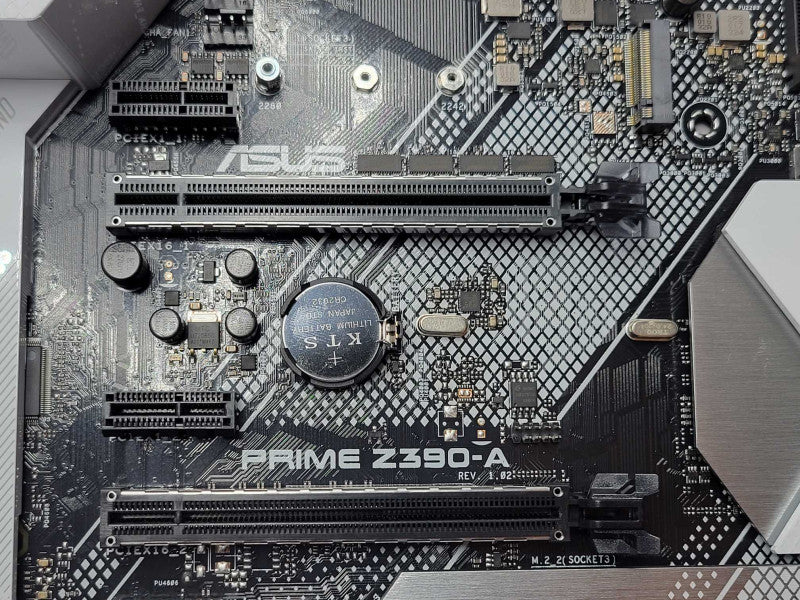 ASUS Prime Z390-A Intel LGA 1151 DDR4 ATX board with Core I3-8100 CPU, READ _