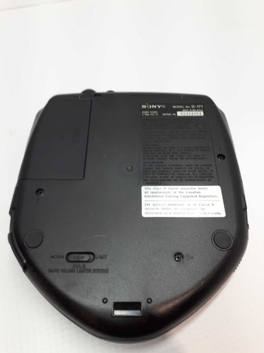 Sony Discman D-171 Digital Mega Bass Portable CD Player &