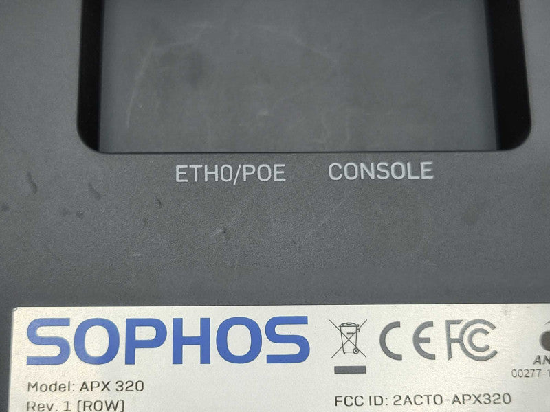 Sophos APX 320 Wireless High-Density Small 2x2:2 Access Point, READ _