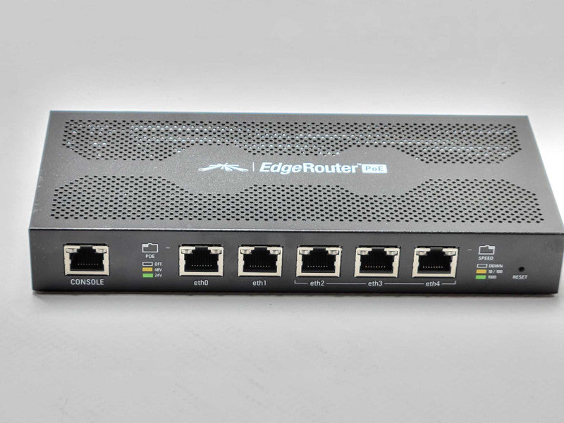 Ubiquiti Networks EdgeRouter ERPOE-5 POE 5-Port Gigabit Router, READ _
