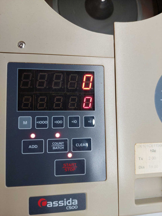 Vintage Cassida Compact Coin Counter Model: Cassida C500