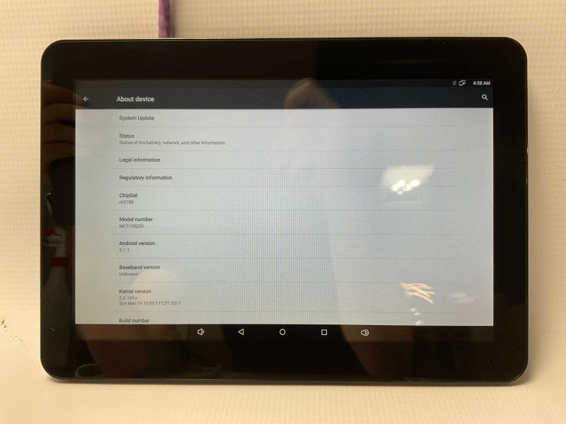MIMO MCT-10QDS-POE-5.1 Adapt-IQ 10.1 Inch POE powered Tablet Android 5.1 Q-