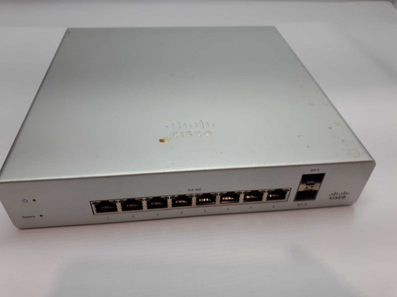 Cisco Meraki MS220-8P Cloud Managed Switch 8-Port Gigabit PoE 8x 1GbE &