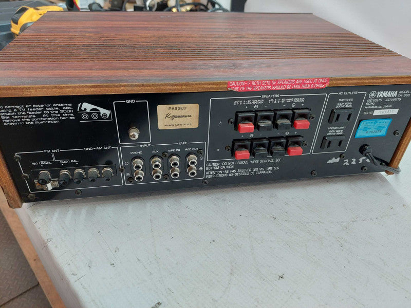 Yamaha Stereo Receiver CR-66II Model: CR-66II