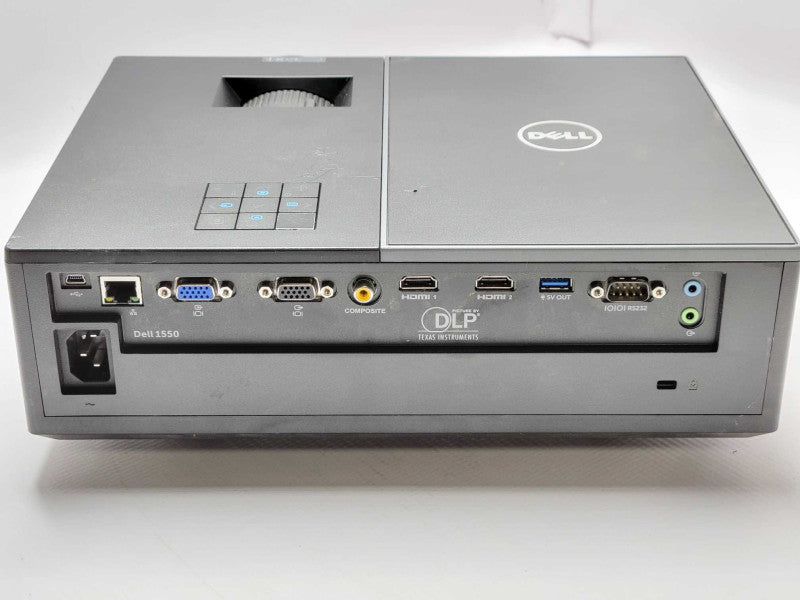 Dell 1550 DLP Front Projector 0NTKWK, 4293 Lamp Hours, READ _