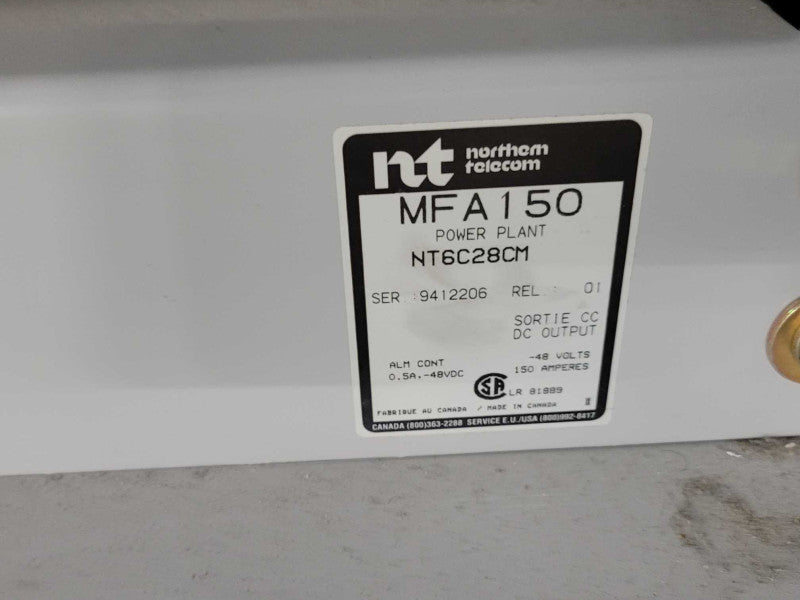 NORTHERN TELECOM MFA150 NT6C14GM DISTRIBUTION UNIT w/ 6x MPR25, READ _