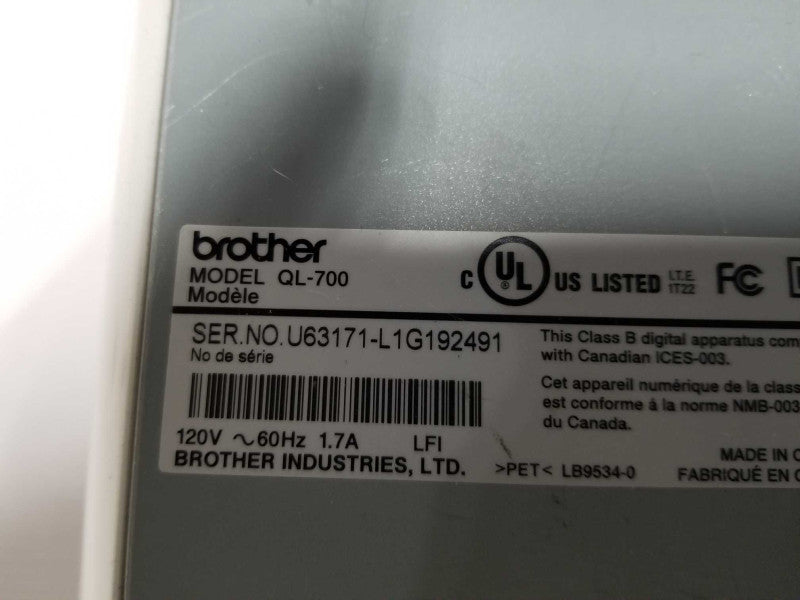 Brother QL-700 Thermal Label printer #