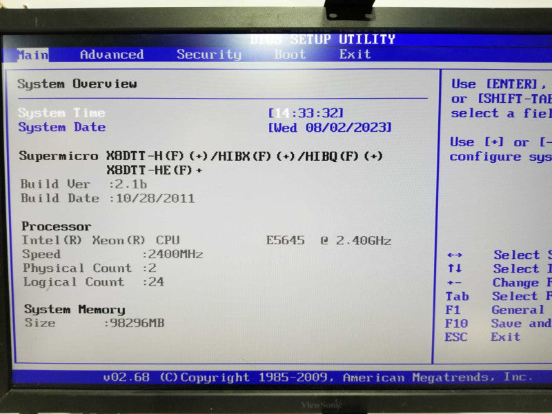 supermicro 827-14 blade chassis - 4x blades - 2x Xeon E5645 - 96gb ram  #