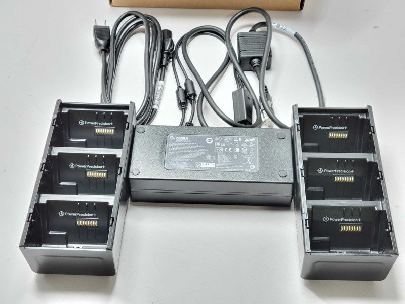Zebra 3-Slot Battery Charger (Dual Pack) SAC-MPP-6BCHUS1-01 Q_