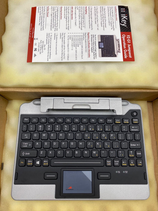 iKey IK-PAN-FZG1-NB-C1 Keyboard for Panasonic FZ-G1 Toughpad Brand-new READ! Q