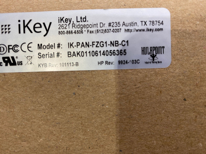iKey IK-PAN-FZG1-NB-C1 Keyboard for Panasonic FZ-G1 Toughpad Brand-new READ! Q
