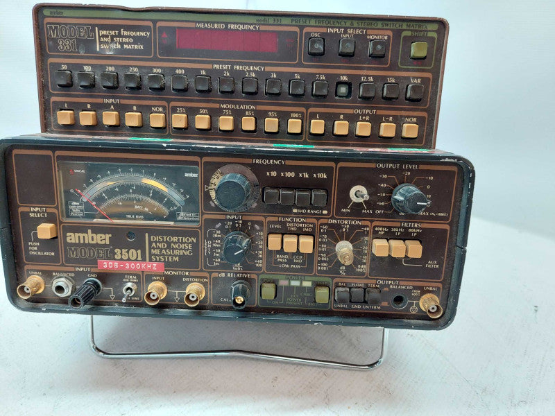 Vintage Amber Distortion and Noise Measuring System Model:3501
