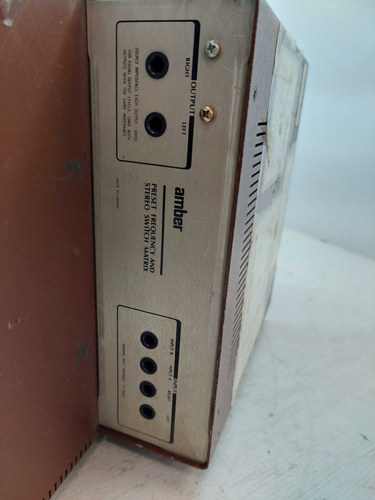 Vintage Amber Distortion and Noise Measuring System Model:3501