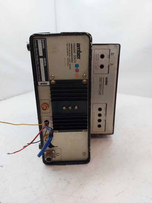 Vintage Amber Distortion and Noise Measuring System Model:3501