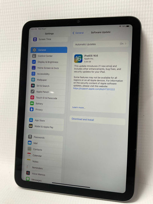Apple iPad mini 6th gen 64GB A2567 iCloud UNLOCKED -