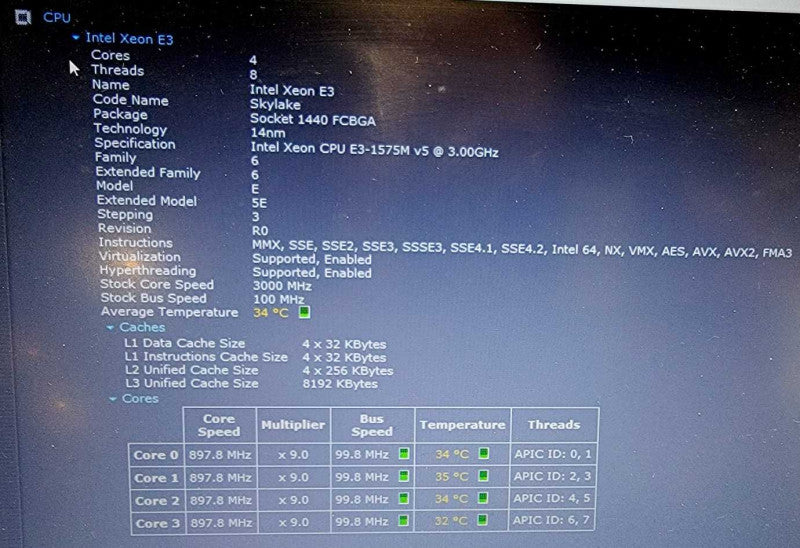 Dell Precision 7520 Xeon E3-1545M - 16GB 1TB Radeon Pro WX !