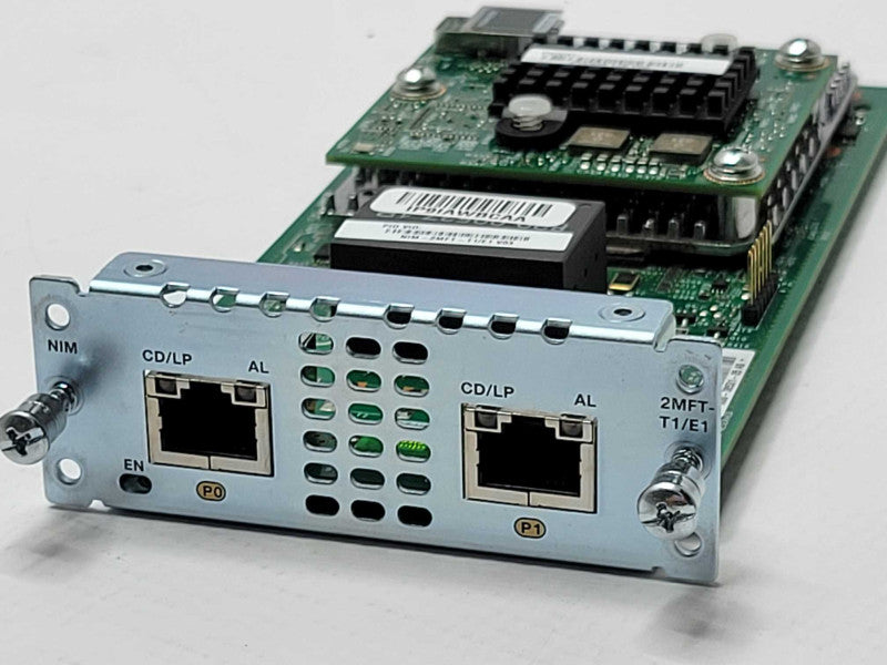 Cisco NIM-2MFT-T1/E1 2-Port MultiFlex T1/E1 Module for ISR 4300/4400  _