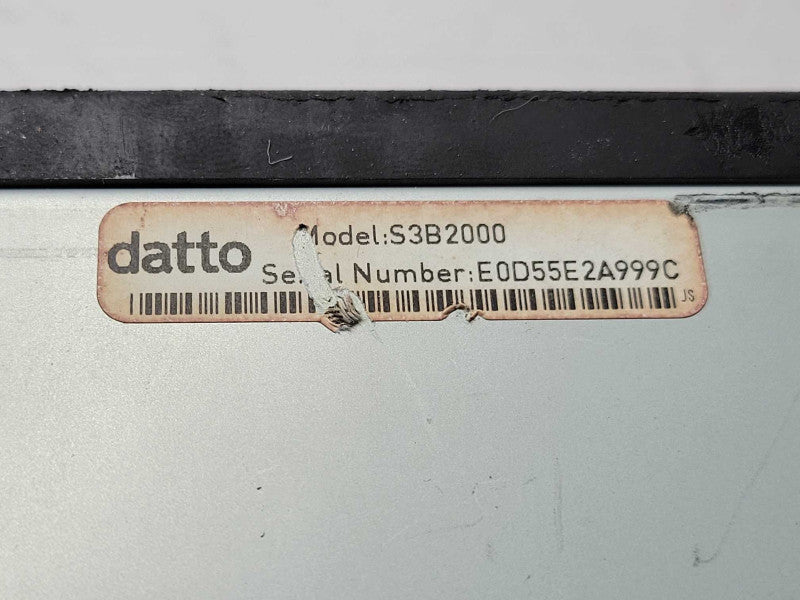 Datto S3B2000 4 Bay 3.5\\" NAS Intel Xeon D-1521 2.4GHz 32GB RAM No HDD _
