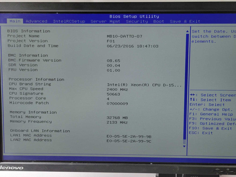 Datto S3B2000 4 Bay 3.5\\" NAS Intel Xeon D-1521 2.4GHz 32GB RAM No HDD _
