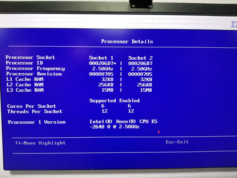 IBM System X3550 M4 2x Xeon E5-2640 @ 2.50ghz / 8gb ram / L3-25436 Raid\t #