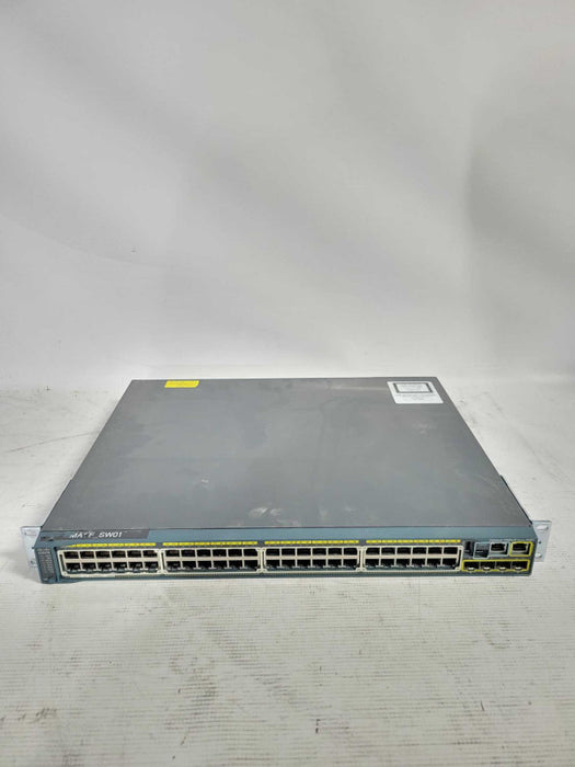 Cisco WS-C2960S-48FPS-L switch with C2960S