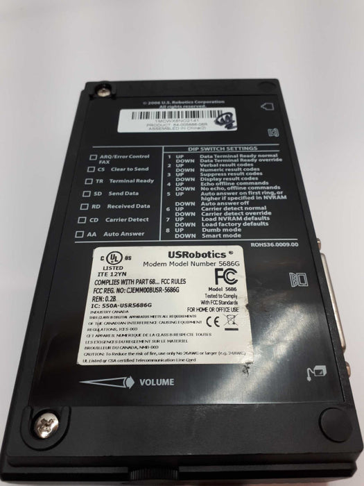 USRobotics 56K Serial Controller Fax Modem 5686G  &