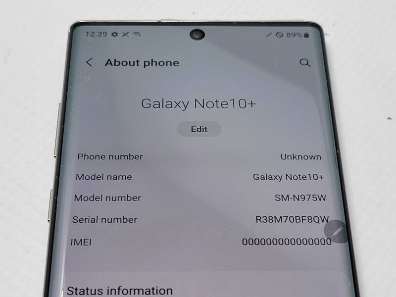 Samsung Galaxy Note 10 Plus 256GB, No Stylus, READ _