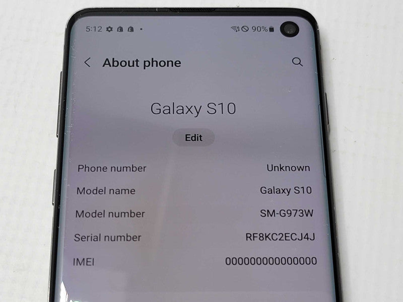 Samsung Galaxy S10 128GB SM-G973W, READ _