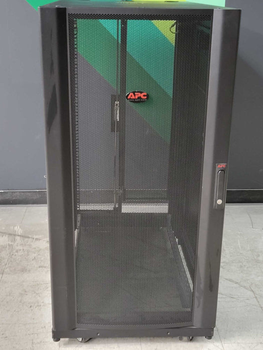 APC AR3104 Server Rack Enclosure, 24U, Black, 116x107x59cm (H,D,W) _