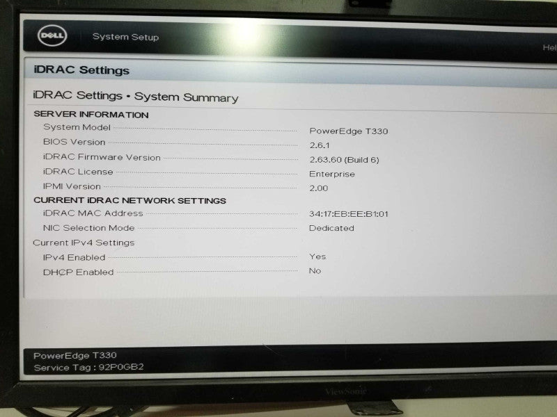 Dell Poweredge T330 Xeon E3-1230 v5 @ 3.40ghz / 32gb ram / H730 Raid Ctrl #