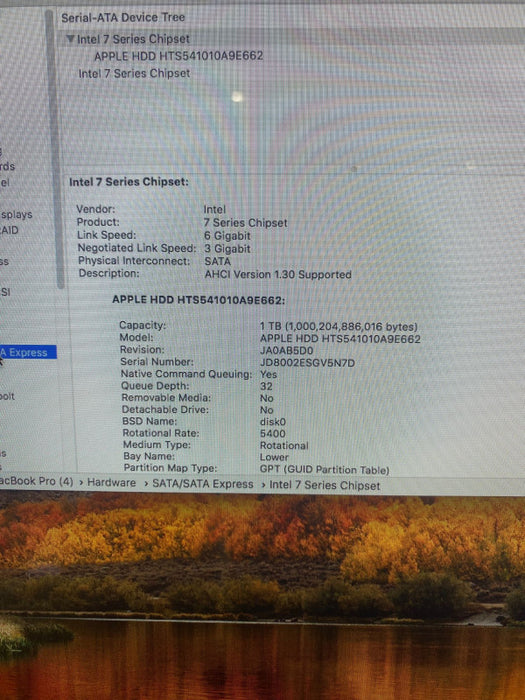 Apple Mac mini Late 2012 Intel core i7-3615QM @2.3 GHz 16 GB RAM 1 TB HDD