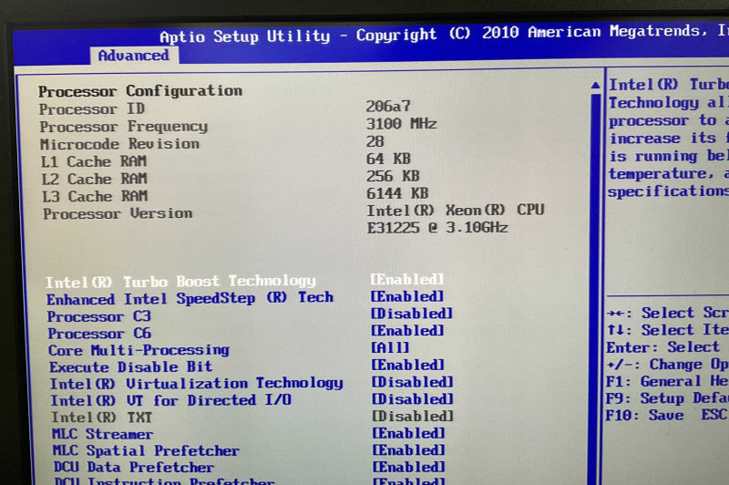 EMC S1200BTL 1U server Intel Xeon E31225 @3.10GHz 8GB RAM  -