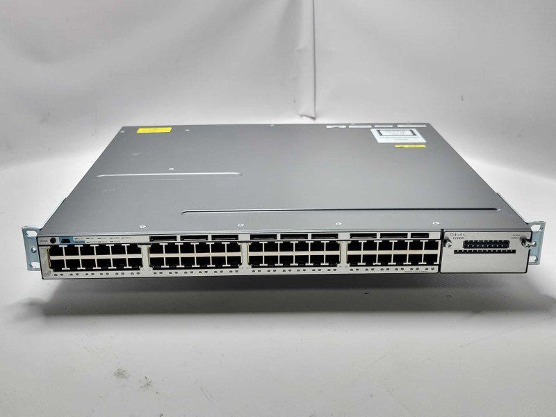 Cisco WS-C3750X-48T-L 48 Port Gigabit 3750X Switch, 2x PSU, READ _