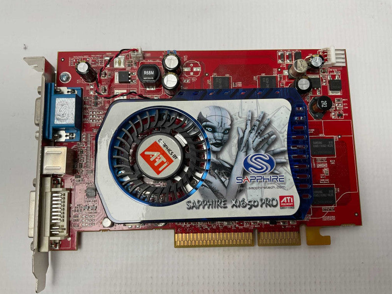 Sapphire ATI Radeon X1650 PRO, 512MB DDR2, AGP Graphics Card -