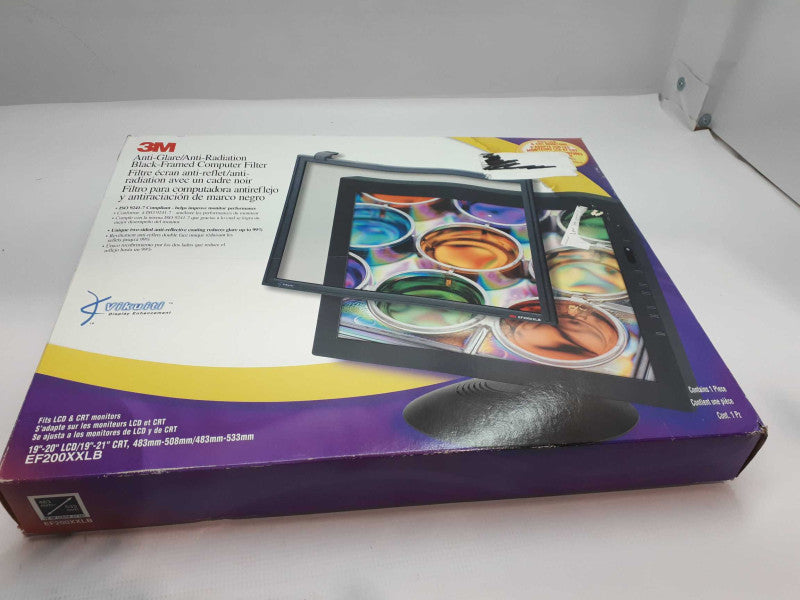 3M Executive Anti-glare Filter for Monitors, 19 to 201Inch,(EF200XXLB) &