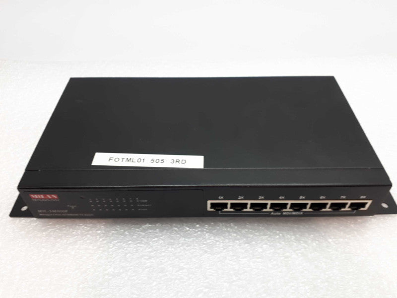 MIL-SM800P - Transition Networks 8-Ports Managed Ethernet Switch 8 x 10/100 &