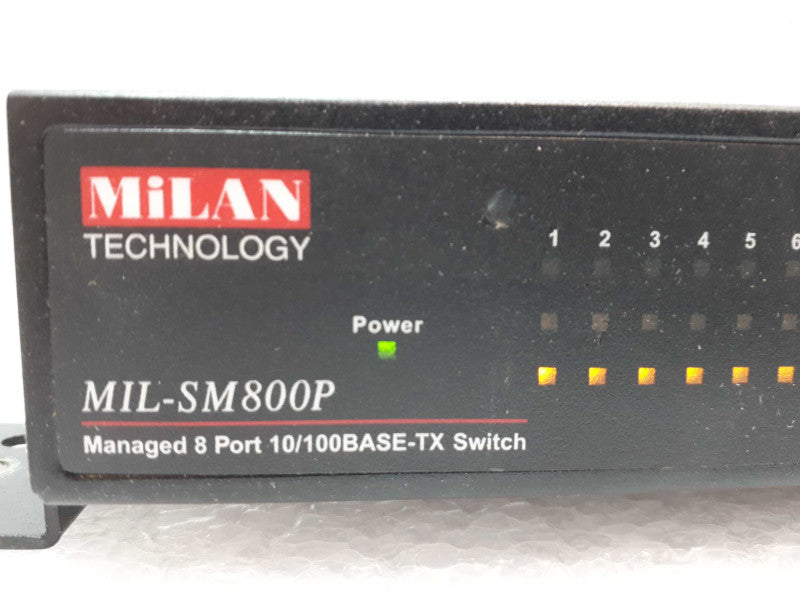 MIL-SM800P - Transition Networks 8-Ports Managed Ethernet Switch 8 x 10/100 &