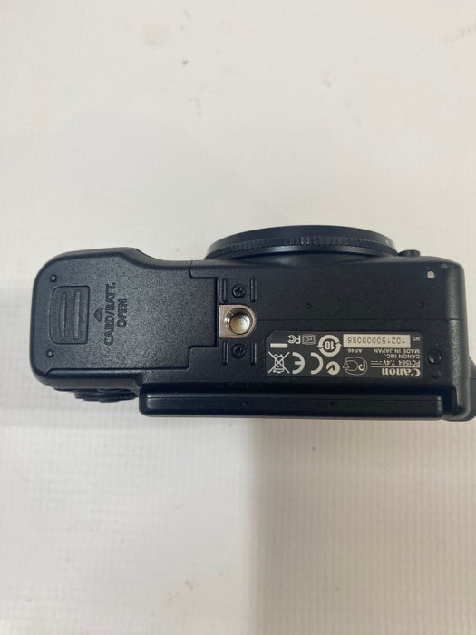 Canon PowerShot G12 10MP Digital Compact Camera Black + Battery & Charger