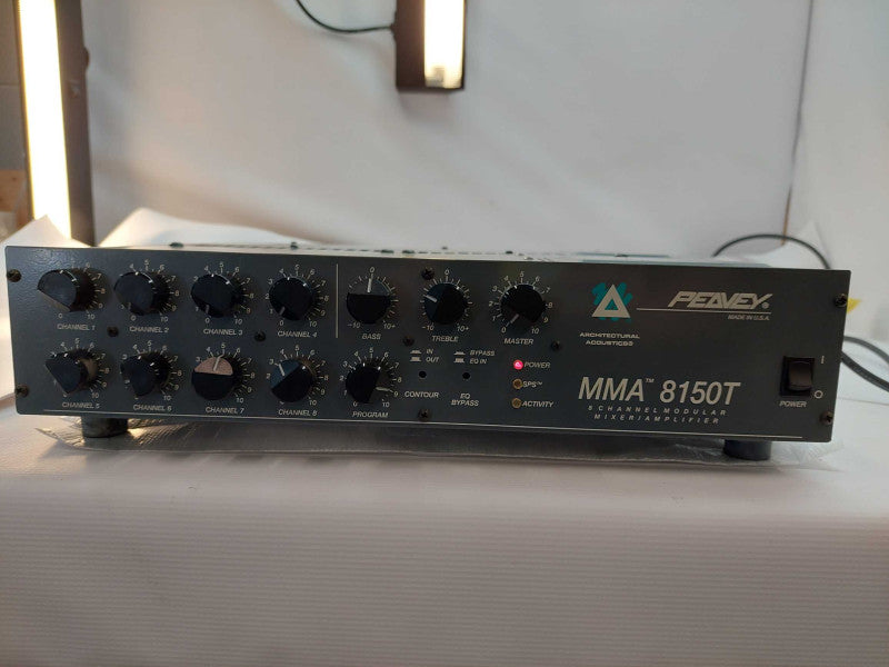 Peavey 8 Channel Modular Mixer/ Amplifier MMA 8150T