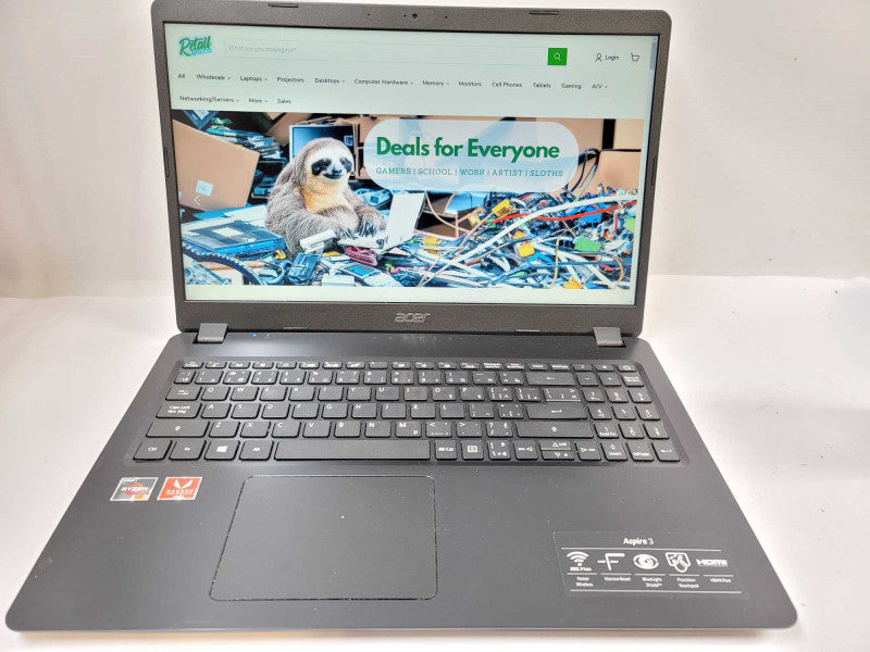 Acer Aspire 3 AMD Ryzen 3 3200U, 16GB DDR4, 2GB AMD Radeon Vega 3, 256 m.2 QÎ²